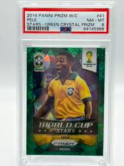 Pele [Green Crystal Prizm] #41 Soccer Cards 2014 Panini Prizm World Cup Stars Prices