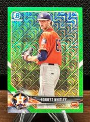 Forrest Whitley [Green Refractor] Baseball Cards 2018 Bowman Mega Box Chrome Prices