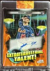 Kodai Senga [Orange Galactic] Baseball Cards 2023 Topps Cosmic Chrome Extraterrestrial Talent Autographs Prices