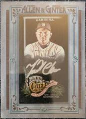 Miguel Cabrera [X Silver Frame] #MA-MC Baseball Cards 2022 Topps Allen & Ginter Mini Autographs Prices