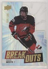 David Goyette #TCB-13 Hockey Cards 2022 Upper Deck Team Canada Juniors Breakouts Prices