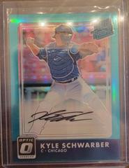 Kyle Schwarber [Aqua] #RR-KS Baseball Cards 2016 Panini Donruss Optic Rated Rookies Signatures Prices