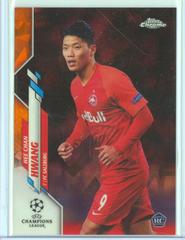 Hee chan Hwang [Orange Refractor] #44 Soccer Cards 2019 Topps Chrome UEFA Champions League Prices