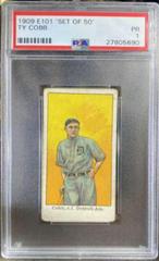 Ty Cobb Baseball Cards 1909 E101 Set of 50 Prices