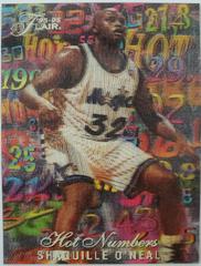 Shaquille O'Neal Basketball Cards 1995 Flair Hot Numbers Prices