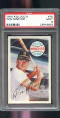 Don Mincher #75 Baseball Cards 1970 Kellogg's Prices