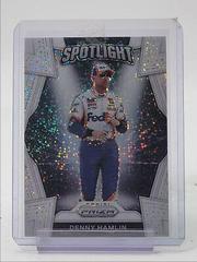 Denny Hamlin [White Sparkle] #S4 Racing Cards 2021 Panini Prizm Spotlight Prices