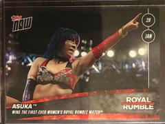 Asuka #6 Wrestling Cards 2018 Topps Now WWE Prices