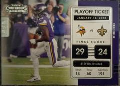 Stefon Diggs #PLT-SDI Football Cards 2021 Panini Contenders Playoff Ticket Prices