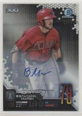 Brandon Marsh [Autograph] Baseball Cards 2019 Bowman Chrome Scouts' Top 100 Prices