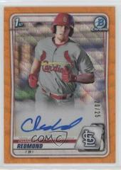 Chandler Redmond [Orange Wave] #CPACR Baseball Cards 2020 Bowman Chrome Prospect Autographs Prices