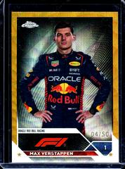 Max Verstappen [Wave Gold Refractor] #1 Racing Cards 2023 Topps Chrome Formula 1 Prices