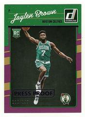Jaylen Brown [Purple Press Proof] Basketball Cards 2016 Panini Donruss Prices