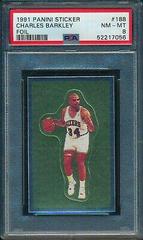 Charles Barkley Foil #188 Basketball Cards 1991 Panini Sticker Prices