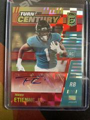 Travis Etienne Jr. [Red] #TOC-TET Football Cards 2021 Panini Chronicles Turn of the Century Autographs Prices