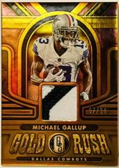Michael Gallup [Rose Gold] #GR-MG Football Cards 2023 Panini Gold Standard Rush Prices