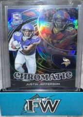 Justin Jefferson [Psychedelic] #13 Football Cards 2023 Panini Spectra Chromatic Prices