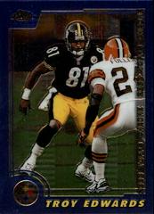 Troy Edwards #2 Football Cards 2000 Topps Chrome Prices