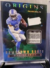 D'Andre Swift [Green] #HR-DSW Football Cards 2022 Panini Origins Hometown Roots Prices