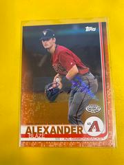 Blaze Alexander [Orange] #162 Baseball Cards 2019 Topps Pro Debut Prices