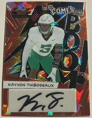 Kayvon Thibodeaux [Crystal Orange ] #HB-KT1 Football Cards 2022 Leaf Valiant Autographs Here Comes the Boom Prices