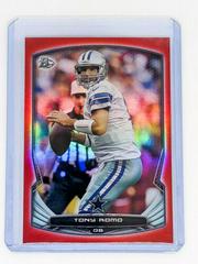 Tony Romo [Rainbow Foil Red] Football Cards 2014 Bowman Prices