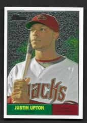 Justin Upton #C24 Baseball Cards 2010 Topps Heritage Chrome Prices