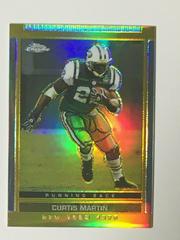 Curtis Martin [Chrome Gold Refractor] Football Cards 2003 Topps Draft Picks & Prospects Prices