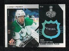 Corey Perry #SCP-CP Hockey Cards 2021 SP Game Used 2020 NHL Stanley Cup Finals Puck Relics Prices