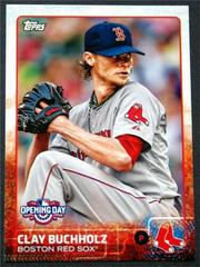 Clay Buchholz #36 Baseball Cards 2015 Topps Opening Day Prices