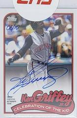 Ken Griffey Jr. #KIDA-KG20 Baseball Cards 2024 Topps Celebration of the Kid Autograph Prices