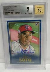Juan Soto [Autograph Blue] #126 Baseball Cards 2018 Topps Gallery Prices