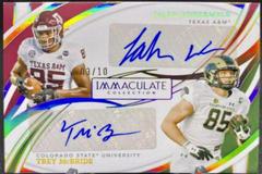 Jalen Wydermyer, Trey McBride [Gold] Football Cards 2022 Panini Immaculate Collegiate Dual Autographs Prices