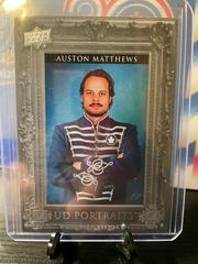 Auston Matthews [Silver Frame] #P-22 Hockey Cards 2023 Upper Deck UD Portraits Prices