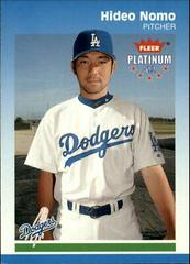 Hideo Nomo #149 Baseball Cards 2002 Fleer Platinum Prices
