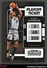 Keldon Johnson [Playoff] #1 Basketball Cards 2021 Panini Contenders Prices