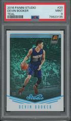 Devin Booker [Teal] #20 Basketball Cards 2016 Panini Studio Prices