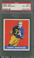 Terry Brennan Football Cards 1948 Leaf Prices