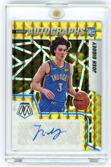 Josh Giddey [Gold] #RAM-JGD Basketball Cards 2021 Panini Mosaic Rookie Autographs Prices