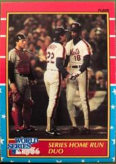 1986 World Series, Series Home Run Duo Baseball Cards 1987 Fleer World Series Prices