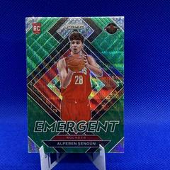 Alperen Sengun [Green Wave] #28 Basketball Cards 2021 Panini Prizm Emergent Prices