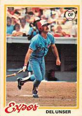 Del Unser #216 Baseball Cards 1978 O Pee Chee Prices