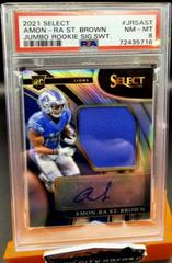 Amon Ra St. Brown Football Cards 2021 Panini Select Jumbo Rookie Signature Swatches Prices