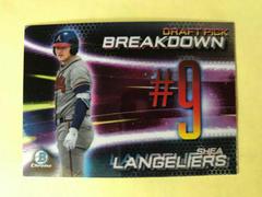 Shea Langeliers #BSB-SL Baseball Cards 2019 Bowman Draft Chrome Pick Breakdown Prices