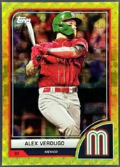 Alex Verdugo [FoilFractor] #30 Baseball Cards 2023 Topps World Classic Prices