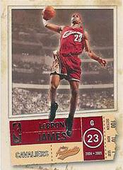 LeBron James Basketball Cards 2004 Fleer Authentix Prices