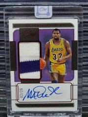 Magic Johnson [Red] #JA-MJN Basketball Cards 2021 Panini One and One Jersey Autographs Prices