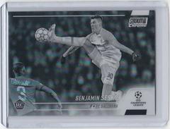 Benjamin Sesko [Black & White] Soccer Cards 2021 Stadium Club Chrome UEFA Champions League Prices