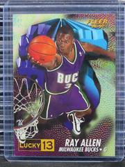 Ray Allen [Expired Trade Card] #5 Basketball Cards 1996 Fleer Lucky 13 Prices