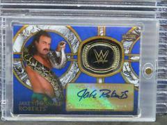 Jake 'The Snake' Roberts [Blue] Wrestling Cards 2018 Topps Legends of WWE Hall of Fame Ring Autographs Prices